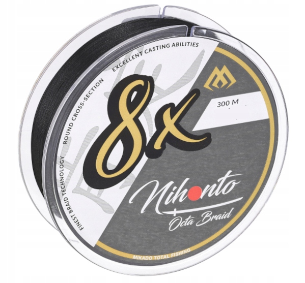 Mikado Plecionka Nihonto Octa 0.08mm/150m Czarna