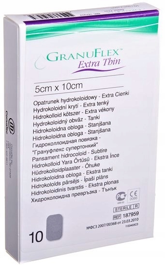 

ConvaTec GranuFlex Extra Thin 5cm x 10cm 10szt.