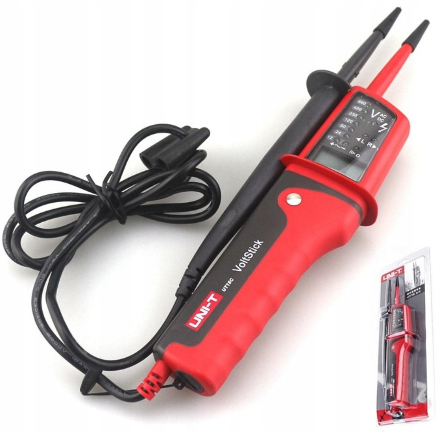 Wskaznik Elektryczny Dwubiegunowy Analogowo-cyfrowy 12...690V Ac-dc