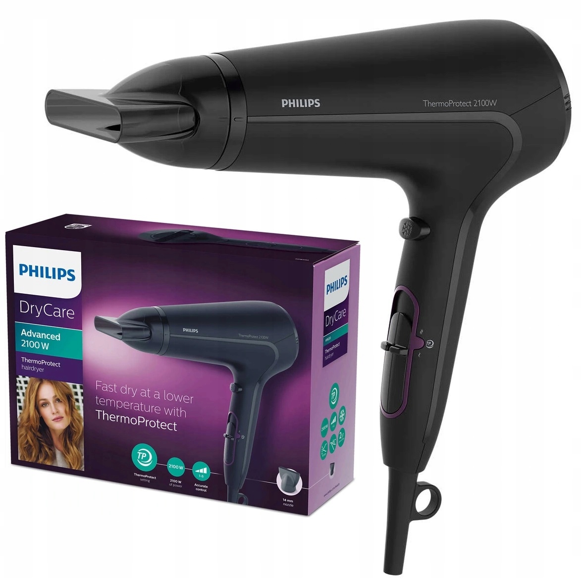 

Suszarka do włosów Philips HP8230 2100W DryCare