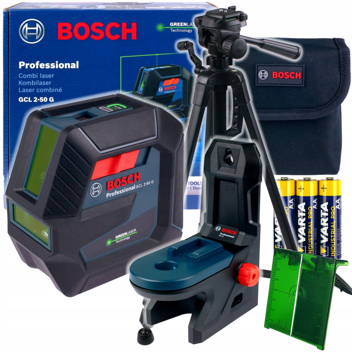 

Laser Krzyżowy Gcl 2-50 G Bosch Uchwyt Statyw
