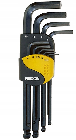

Proxxon 23946 Zestaw kluczy imbusowych Hx 1,5-10mm