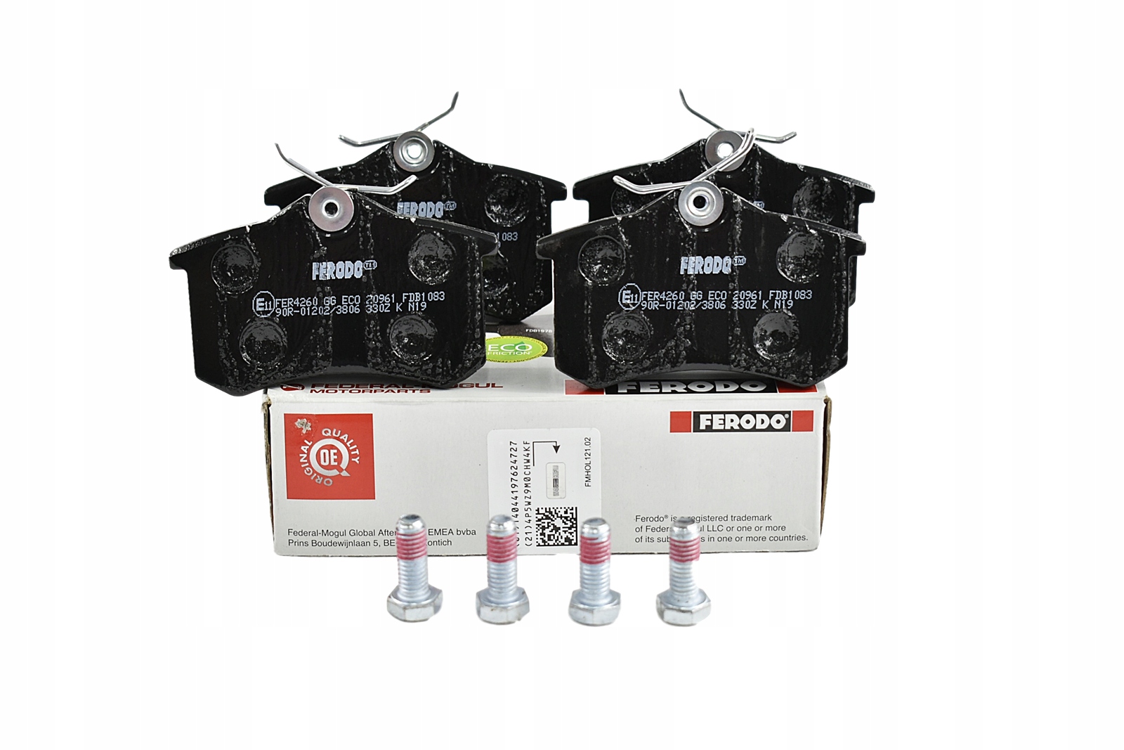 Ferodo FDB1083 KLOCKI HAMULCOWE TYŁ CITROEN FORD PEUGEOT RENAULT VW