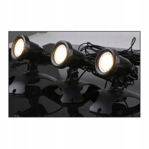 LAMPA LED 3x3W CED-120C BIAŁE OŚWIETLENIE DO OCZKA Moc 9 W