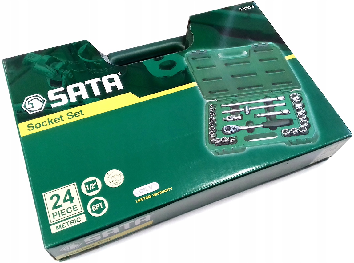 SATA ST09060-6SJ ZESTAW NARZĘDZI 1/2'' w walizce - 24 elementy Marka SATA