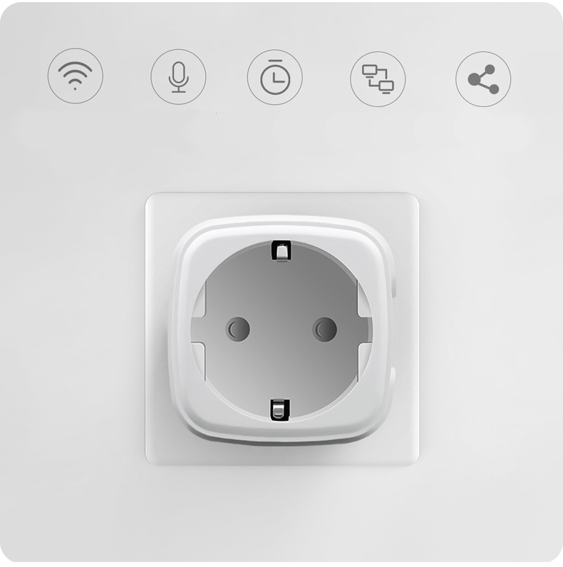 Inteligentne Gniazdo Wifi Smart Wtyczka Watomierz PV 260V 20A 4400W TUYA Kod producenta WS021-EU