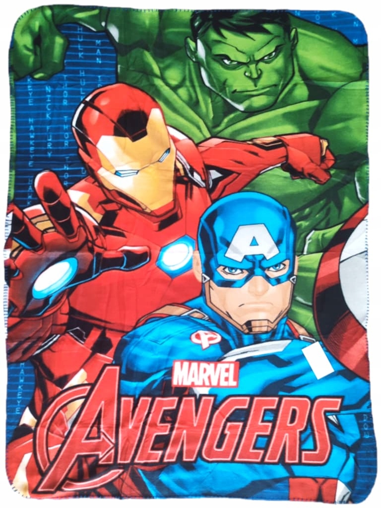 

Koc dziecięcy polarowy Avengers 100x140 kocyk