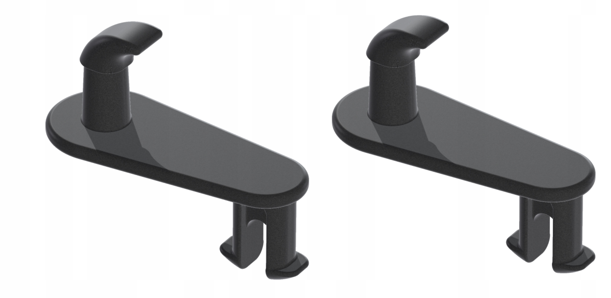 Haczyki stopery podłogowe dywaników 2X do Toyota (do 2011r)