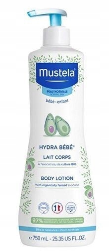 Mustela Bebe Enfant, mleczko do ciała z organicznym awokado, od urodzenia,