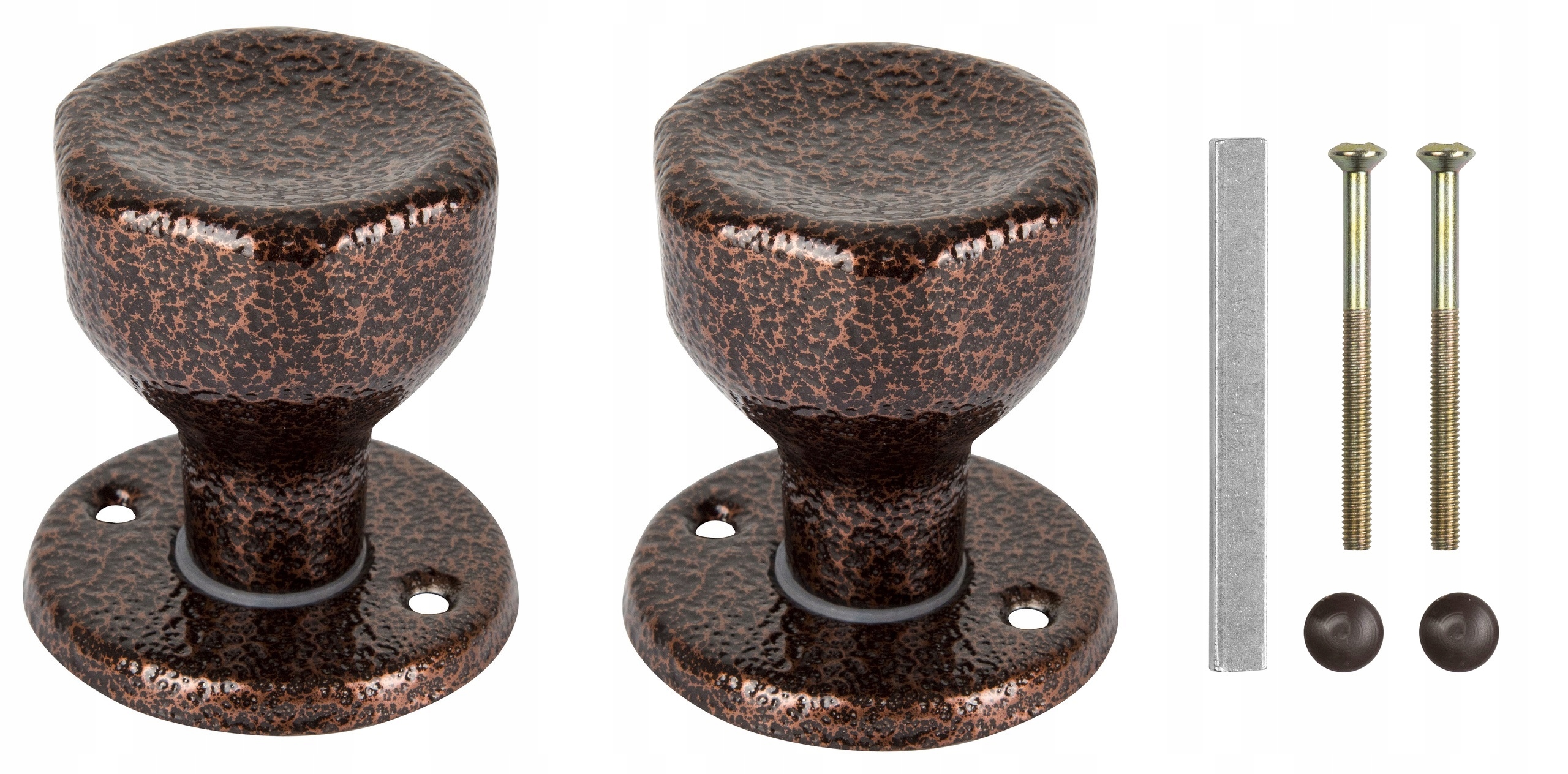 

Gałko Gałka Obrotowa Drzwi Furtki Bramy Miedź