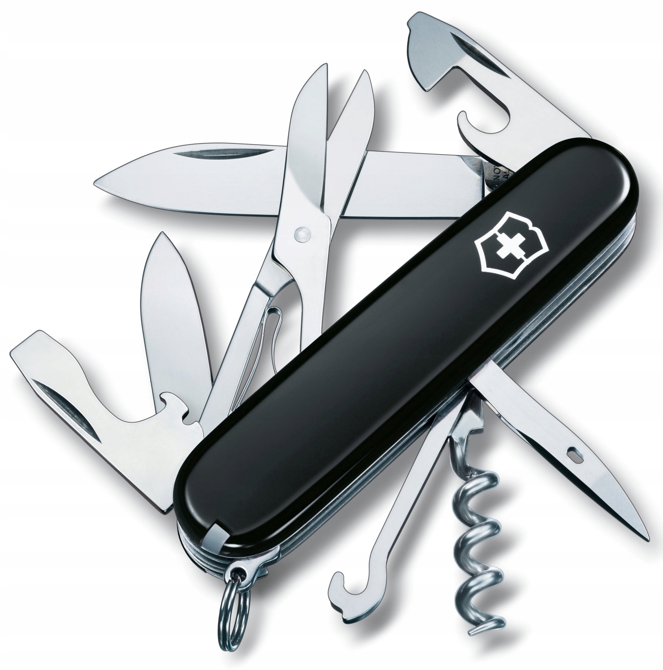 Victorinox 1.3703.3, scyzoryk Climber, 91 mm, 14 funkcji, nożyczki, czarny
