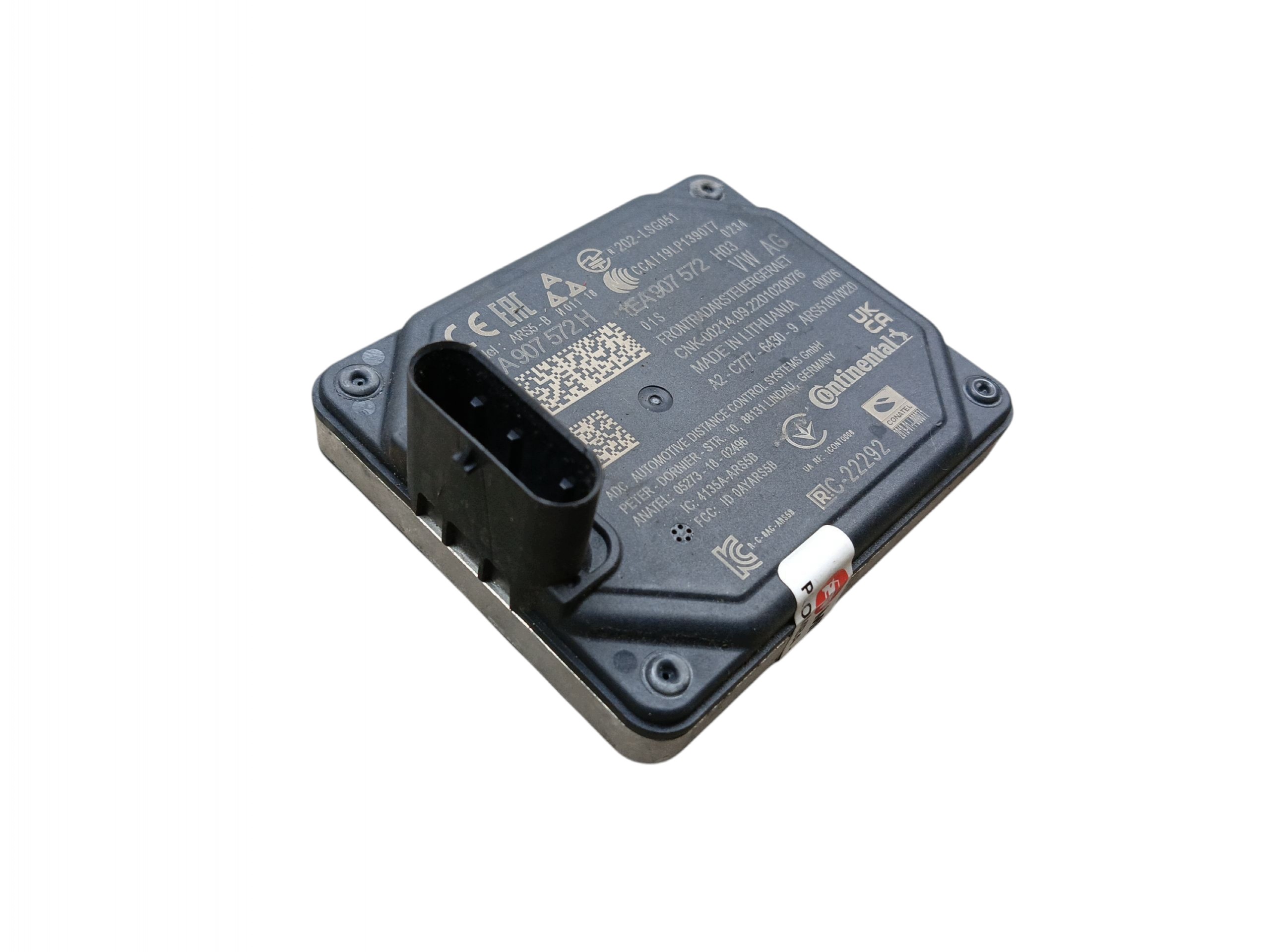 RADAR SENSOR ACC DISTRONIC VW ID.3 ID.4 ID.5 CUPRA BORN 1EA907572H