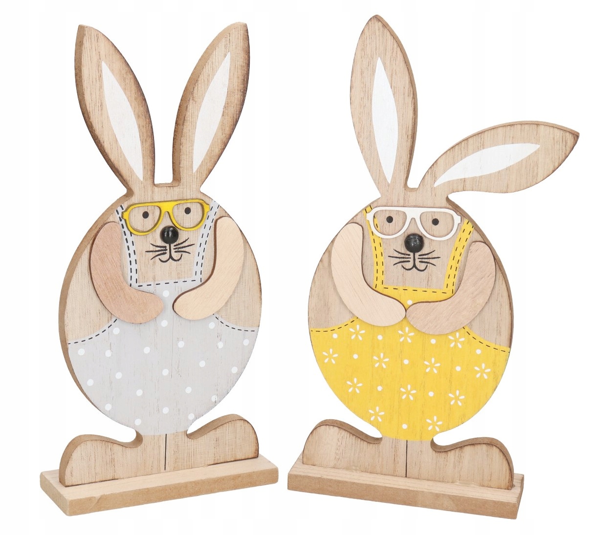 ZAJĄC ZAJĄCZEK WIELKANOCNY DREWNIANY FIGURKA 25CM EAN (GTIN) 8596265134366