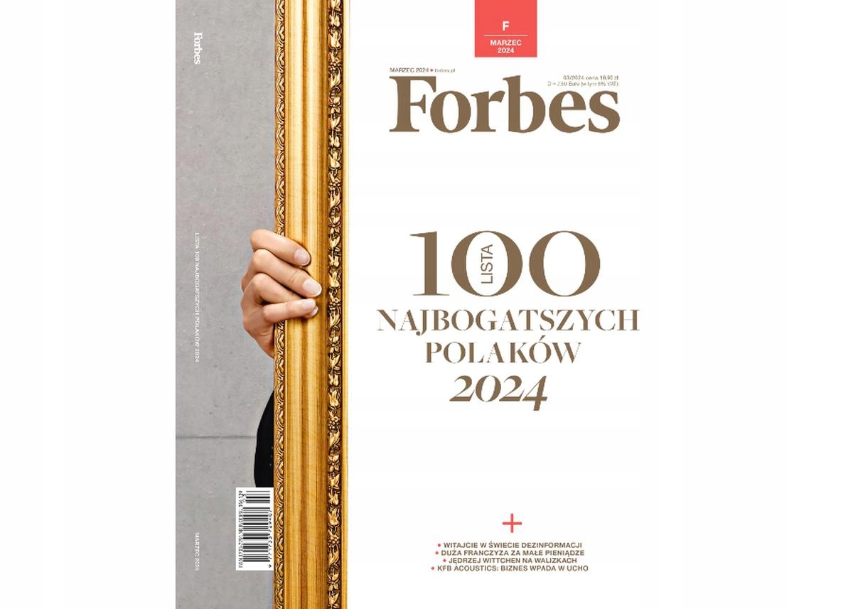 3/2024 FORBES 100 NAJBOGATSZYCH POLAKÓW 2024 FOLIA