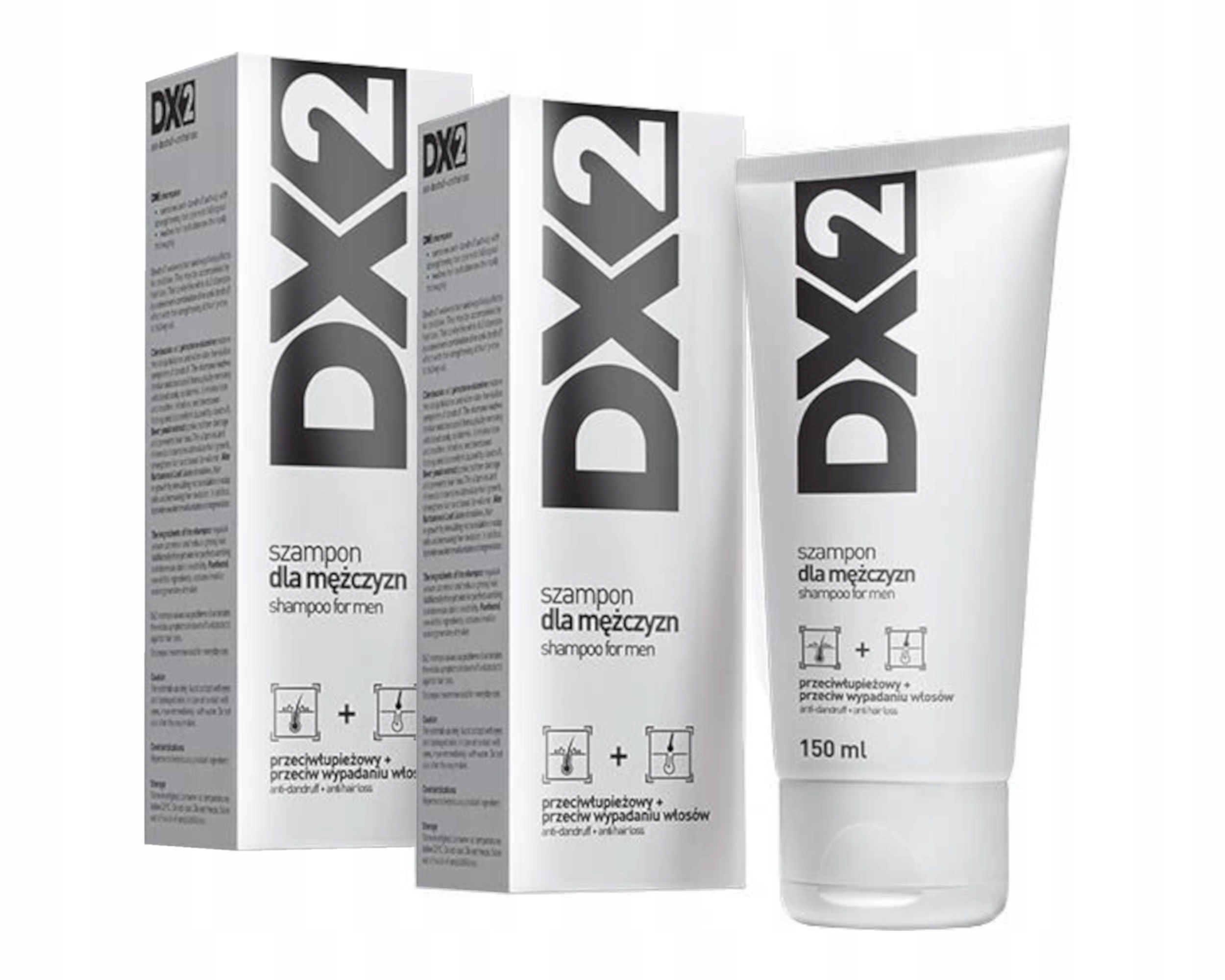

DX2 szampon przeciw siwieniu (srebrny) 2 x 150 ml