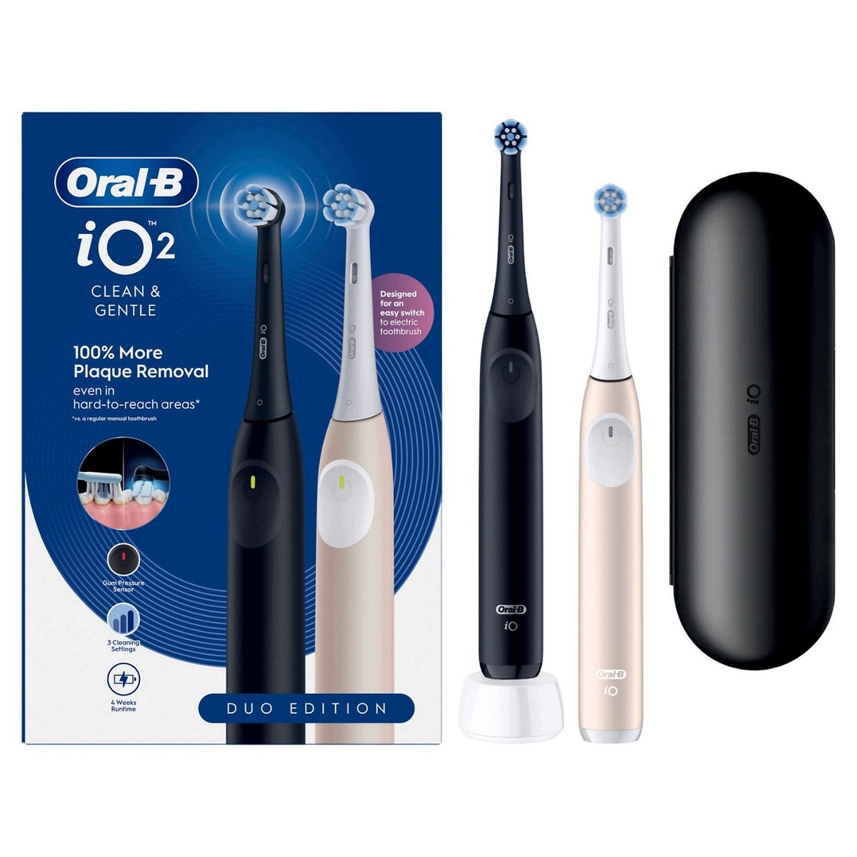 Oral-B szczoteczka elektryczna iO2 2xszczoteczka Etui Duo Edition