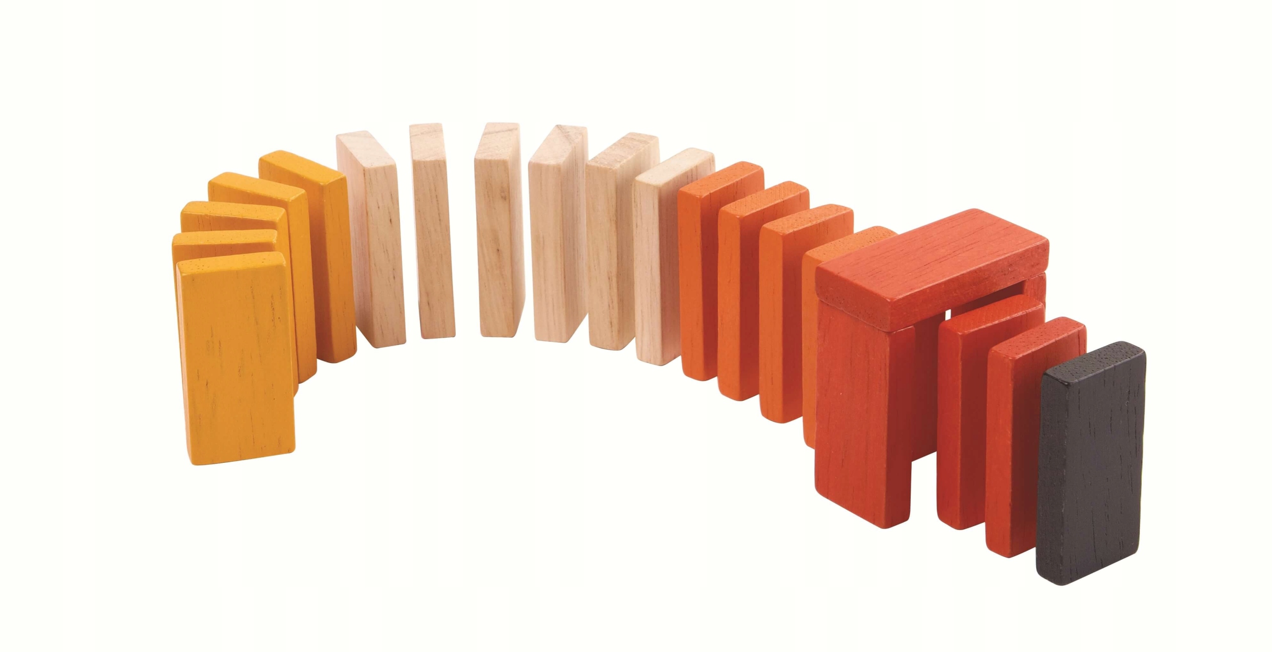 PLAN TOYS MINI DOMINO WYŚCIG KLOCKÓW DLA DZIECI 3+ Bohater brak