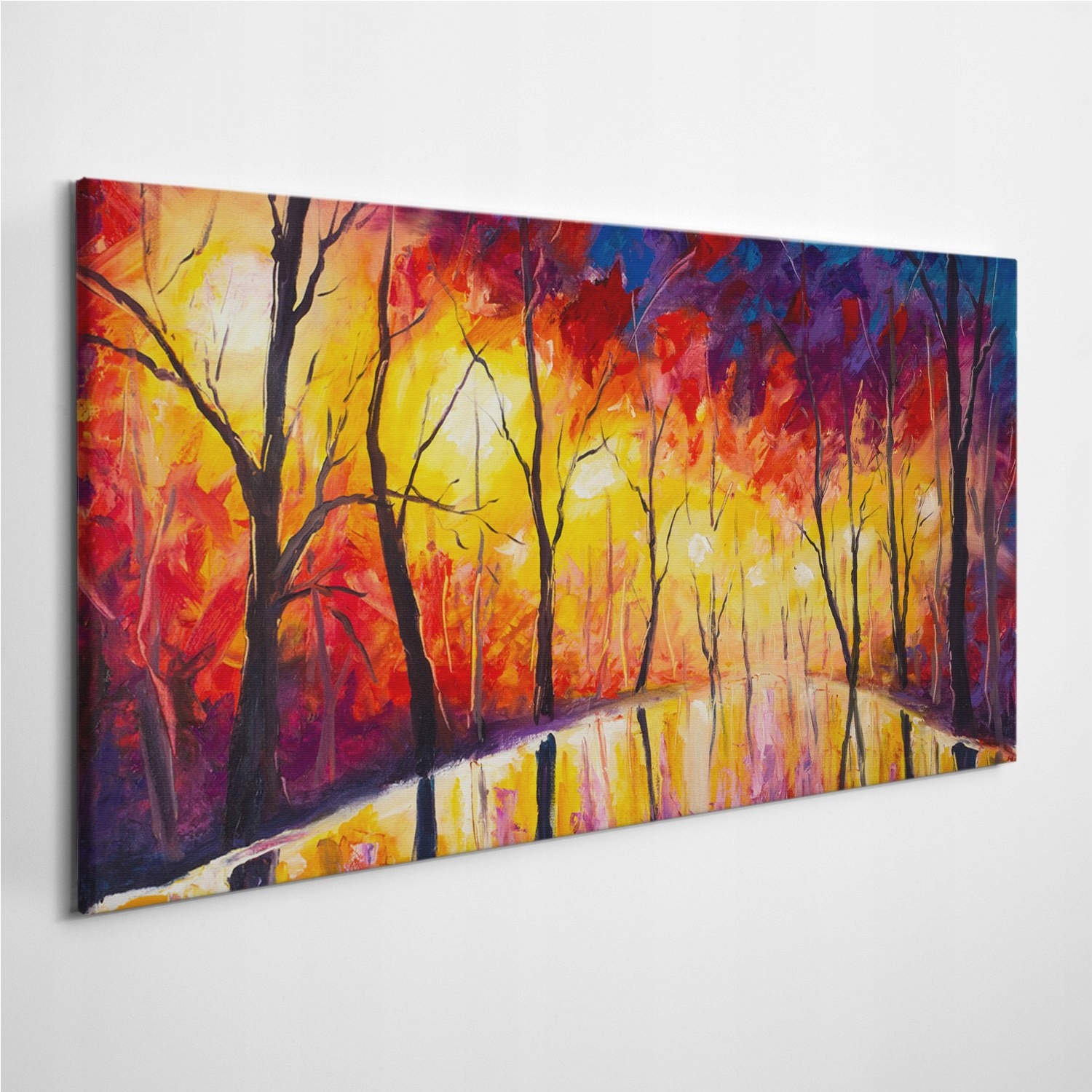 

Obraz na płótnie na ścianę Las Wieczór Park 120x60
