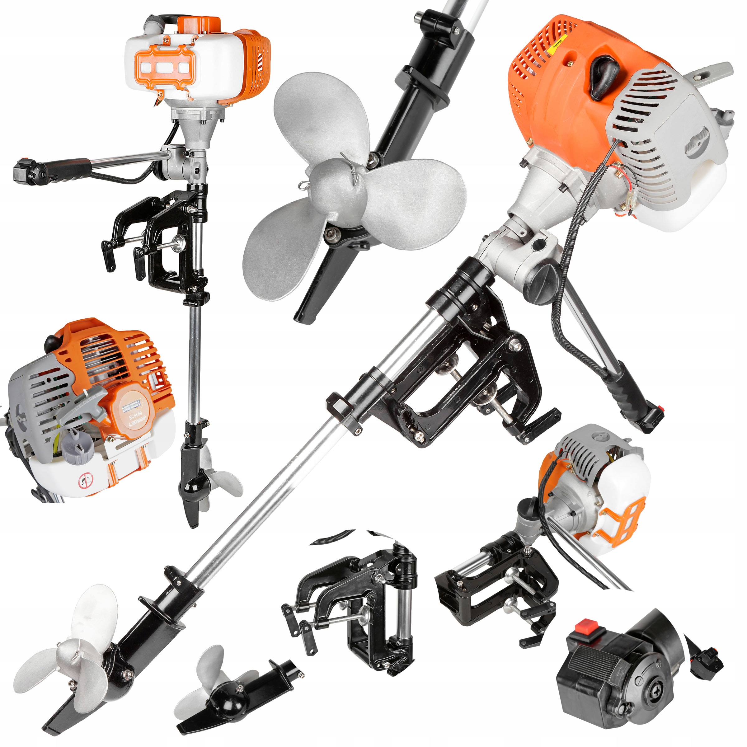 SILNIK ZABURTOWY SPALINOWY DO ŁÓDKI PONTONU 2- SUWOWY MOTORÓWKA DO ŁODZI