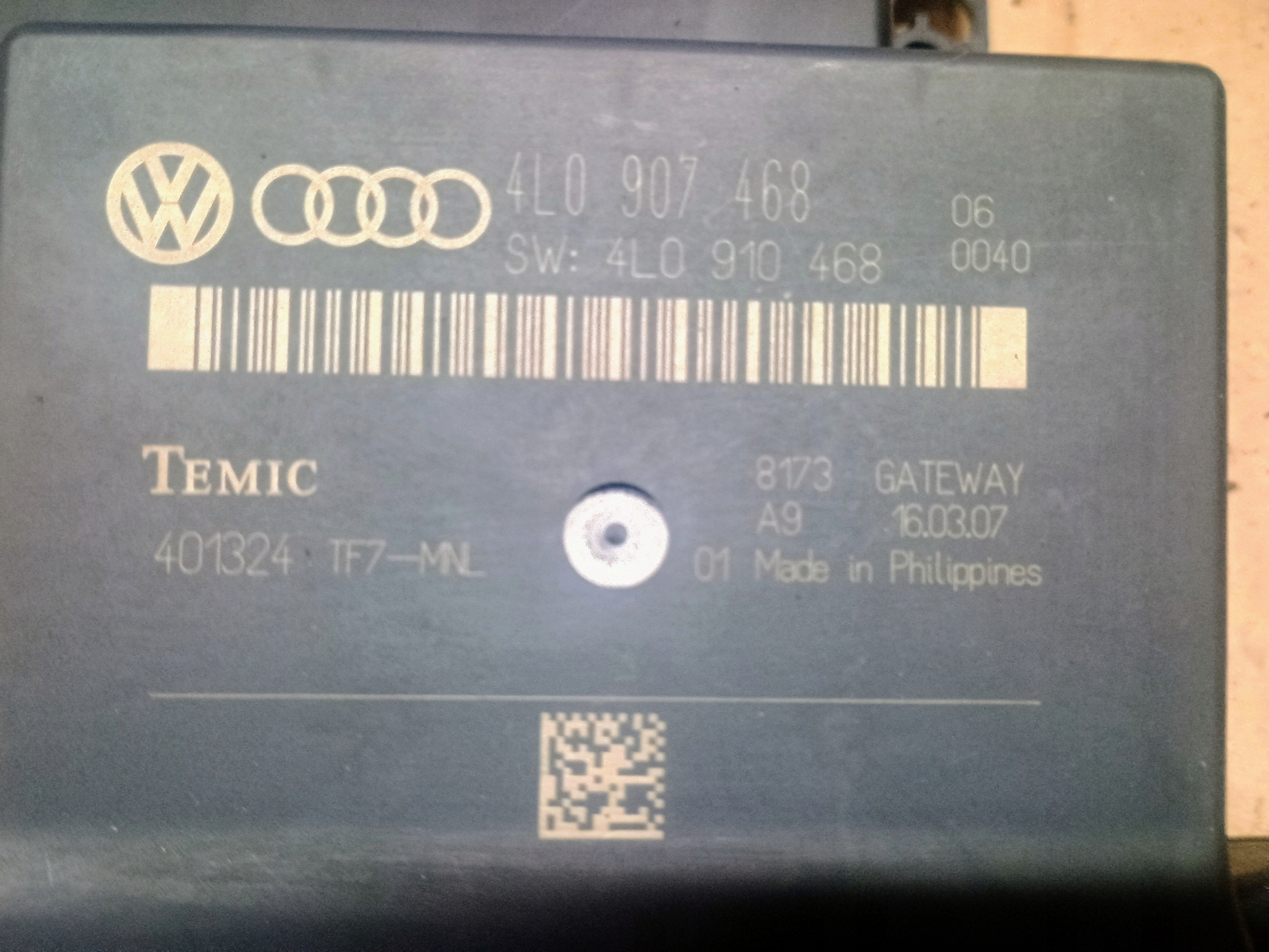 module control unit 4L0907468 AUDI A6 A4