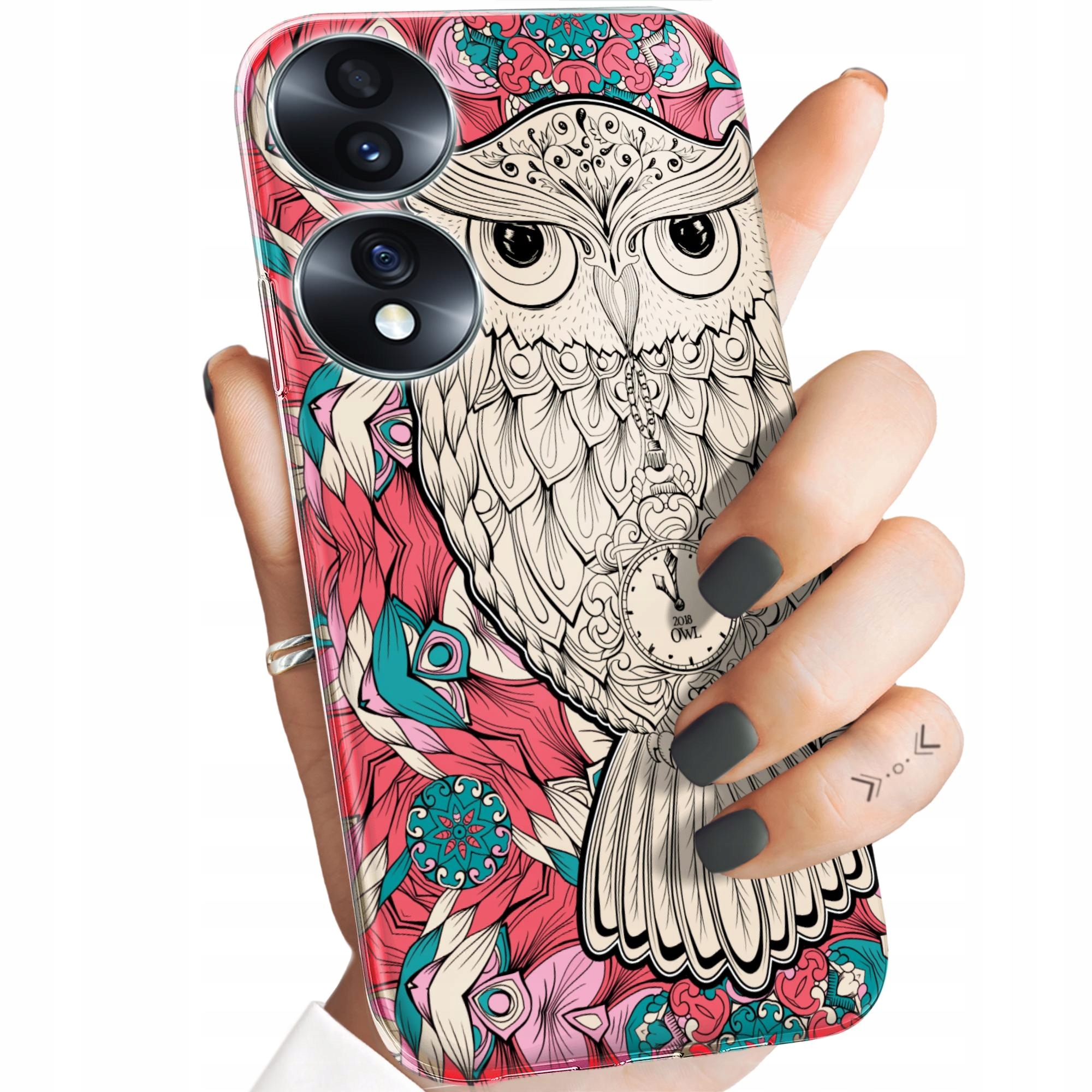 Etui Do Honor 70 Sowa Sówka Sowy Obudowa Pokrowiec Case