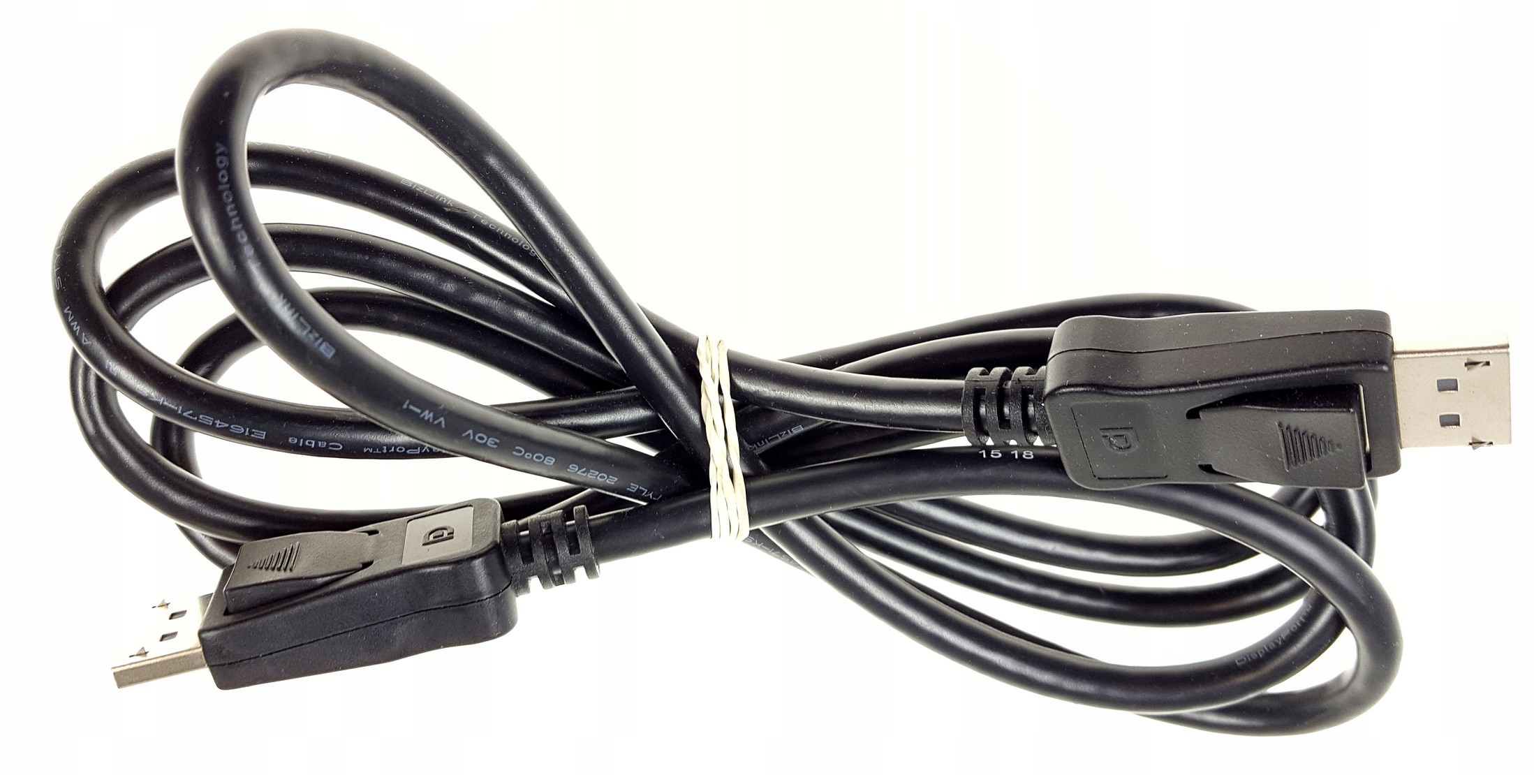 Kabel DisplayPort - DisplayPort DP-DP 1,8m Długość kabla 1.8 m