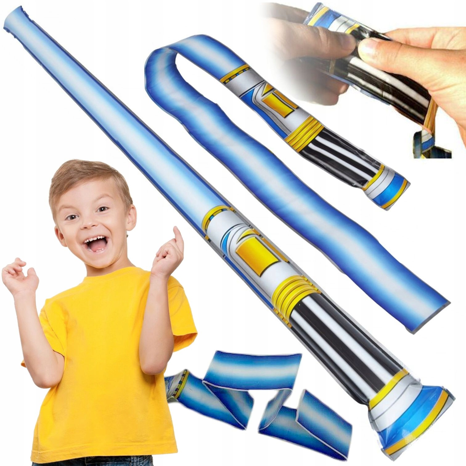 10x SAMOPOMPUJĄCY MIECZ DMUCHANY KOSMICZNY PAŁKA BALON ZABAWKA DZIECI MIX EAN (GTIN) 5413247096357