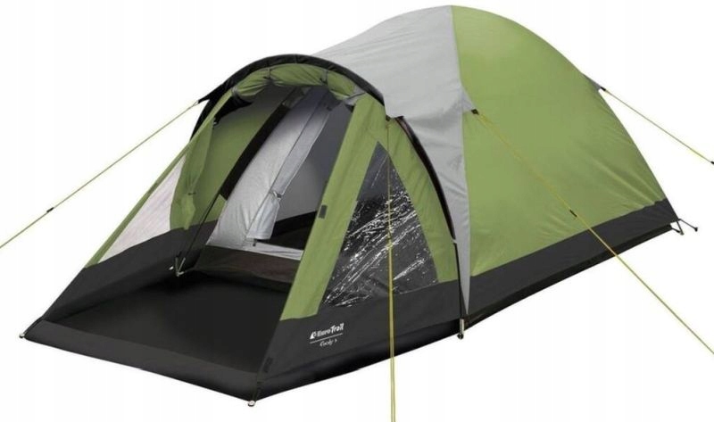 3-osobowy Namiot na pole kempingowe Campsite Rocky 3 zielony EuroTrail