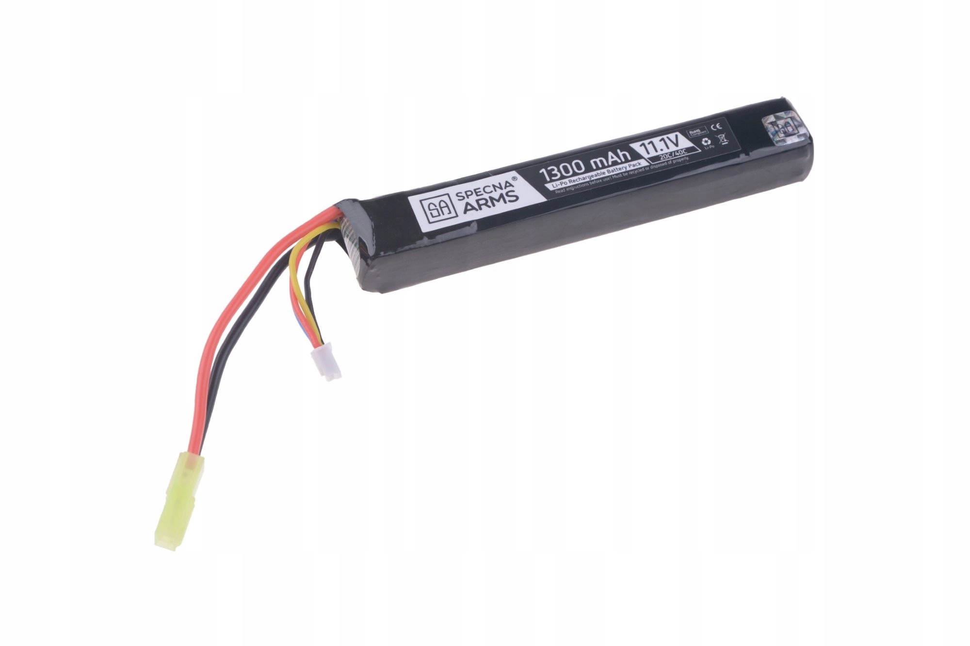Akumulator Bateria LiPo Li-Po 11,1v 1300mAh G36 Ak M4 M16 MP5 Aug Scar