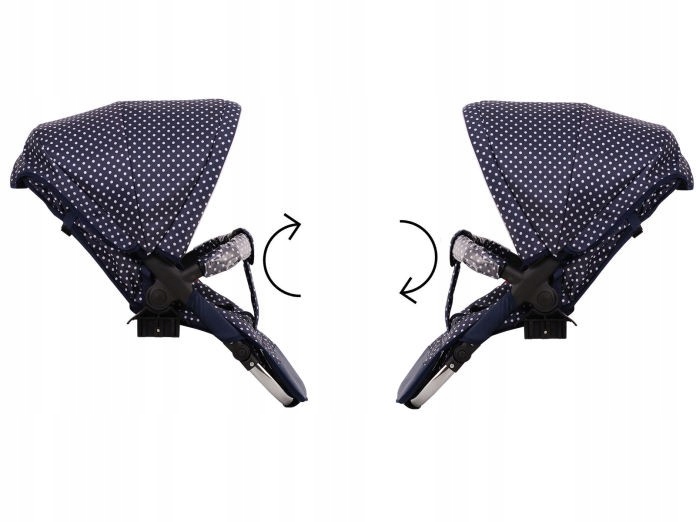 Lonex polski wózek 3w1 biały wiklina Classic Retro Liczba kół 4