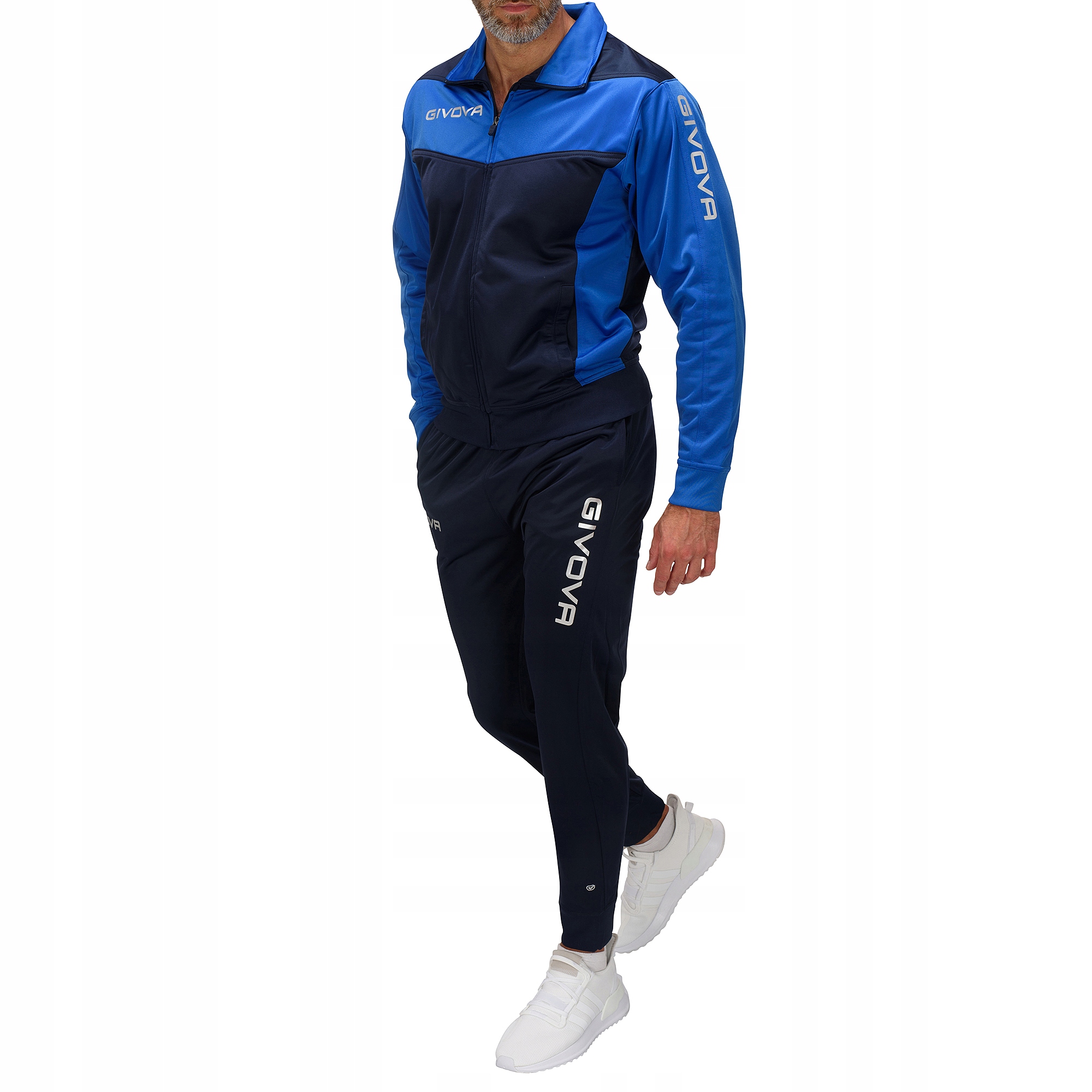 TR018L-42 r. L GIVOVA VISA MĘSKI KOMPLET DRESOWY Wzór dominujący bez wzoru