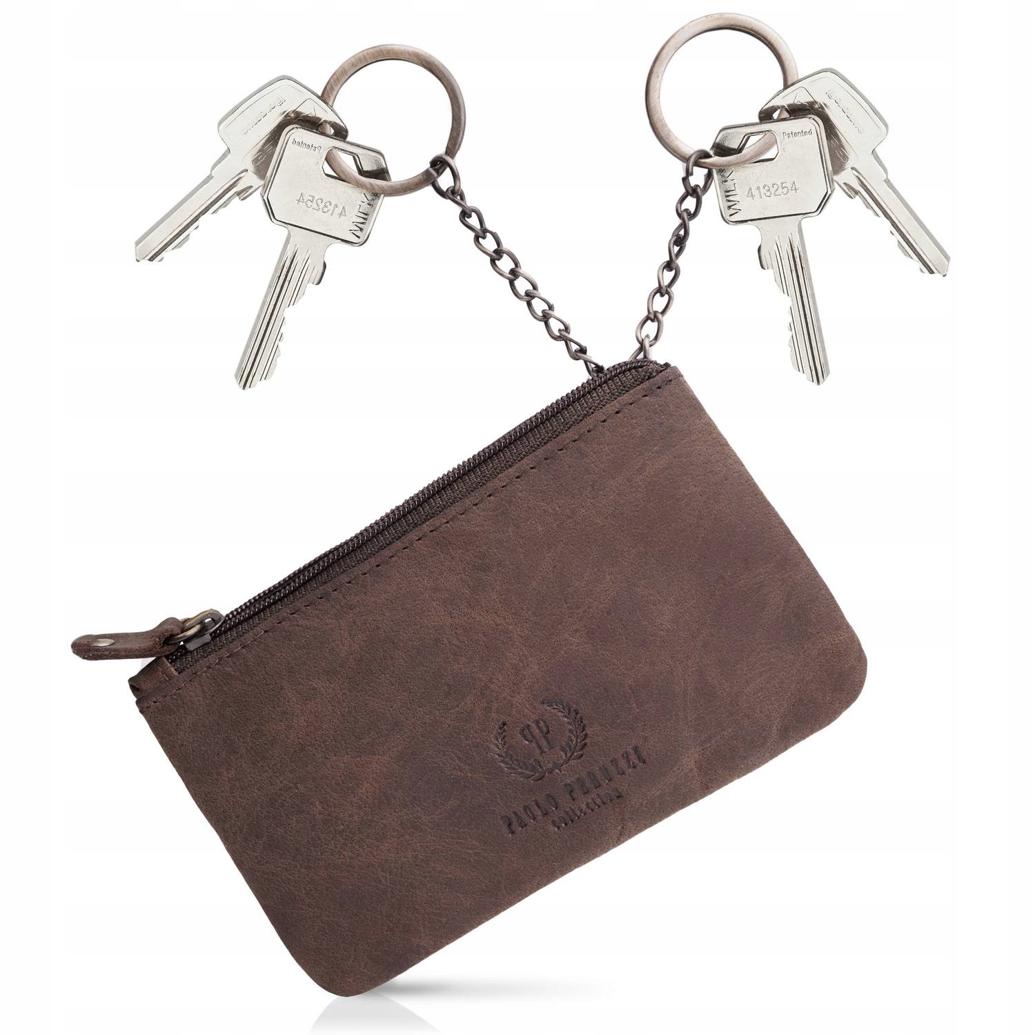 

Brązowe Etui Na Klucze Ze Skóry T-51-BR