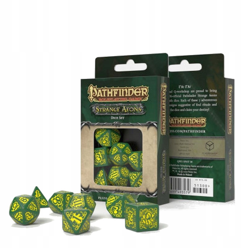 Kości RPG Q-Workshop Pathfinder Strange Aeons
