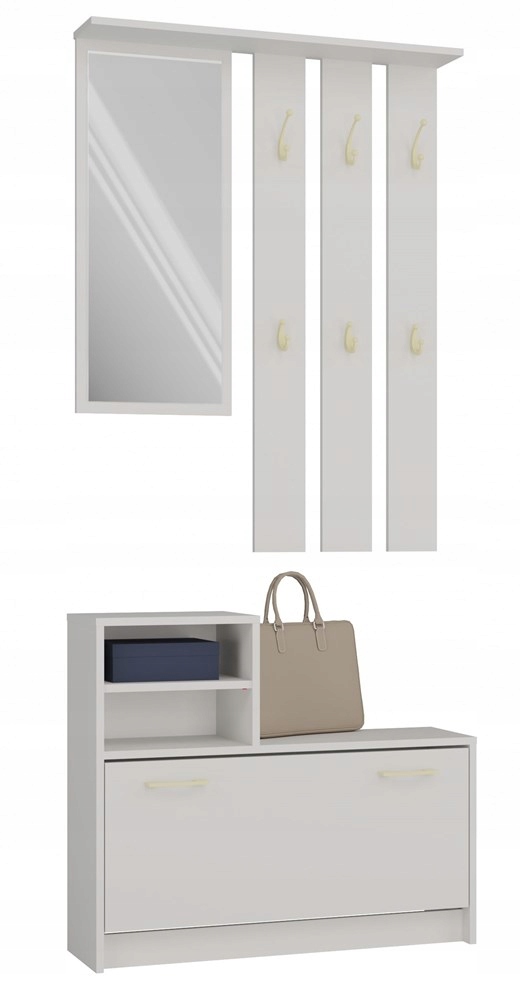 Garderoba Vera Věšák Zrcadlo Botník Kašmír Béžová