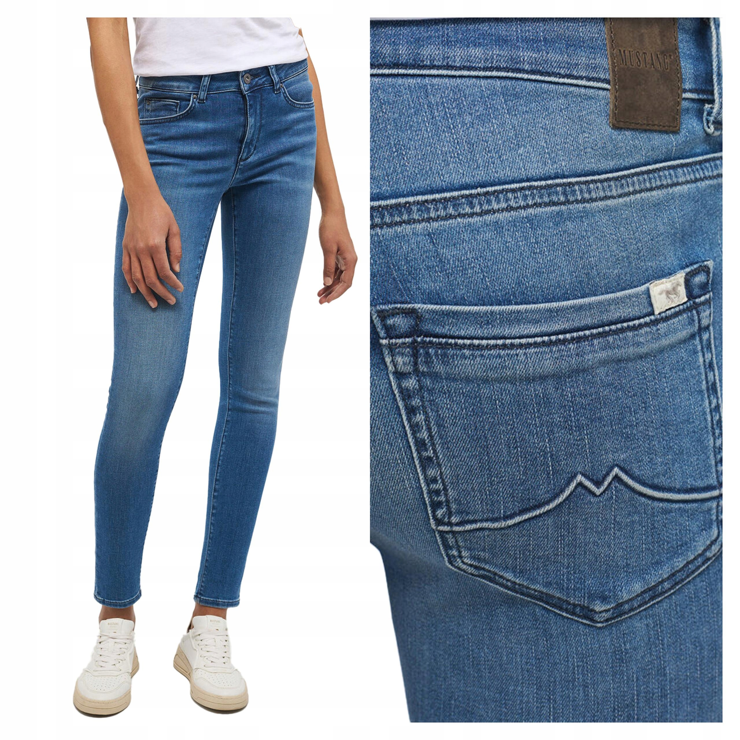 Mustang Shelby Skinny W32 L32 Dámské džínové kalhoty džíny Přiléhavé