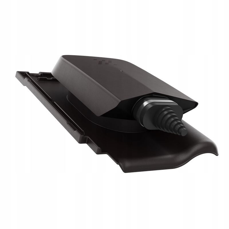 Solární střešní průchod solárních kabelů Alegra 9 Tmavě Hnědá Angoba Szl