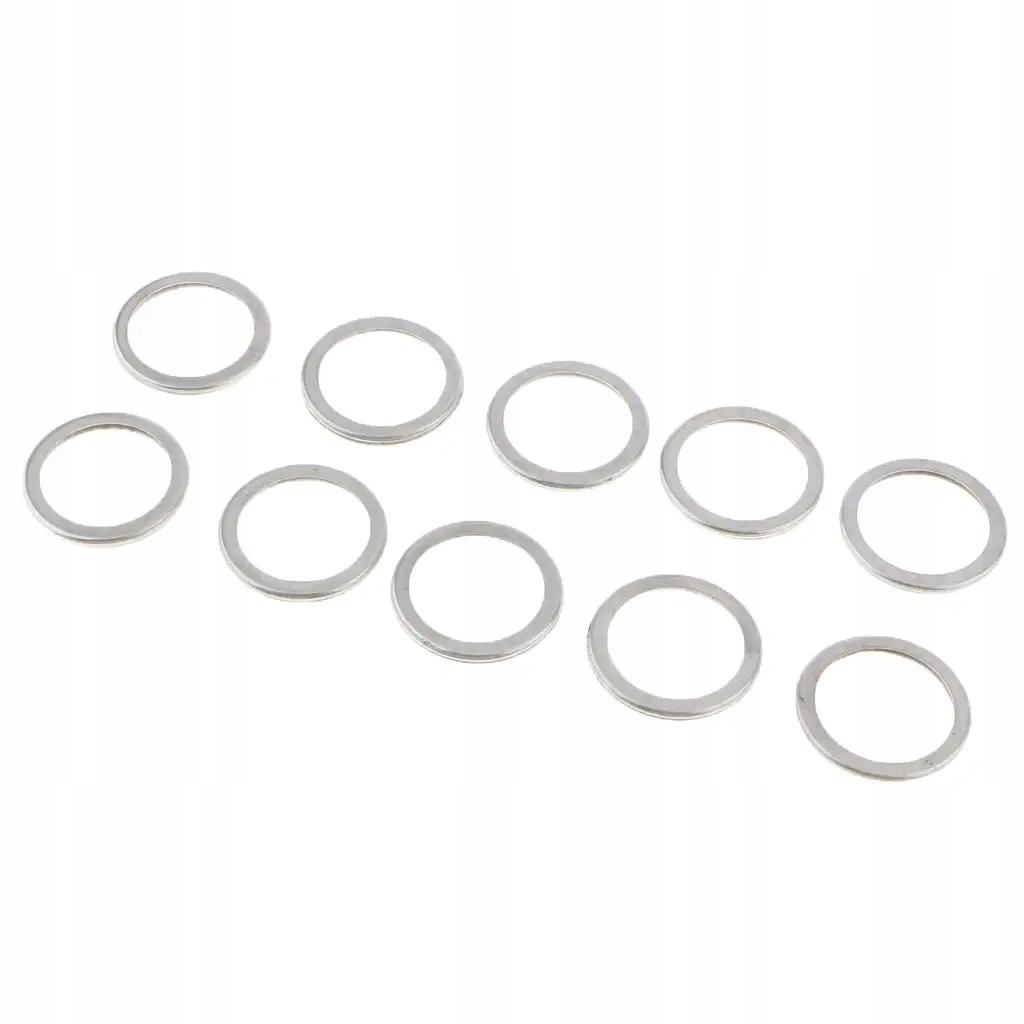 10Pcs/Set M20 Aluminum Engine Oil Drain Plug Crush Gasket Washers Se