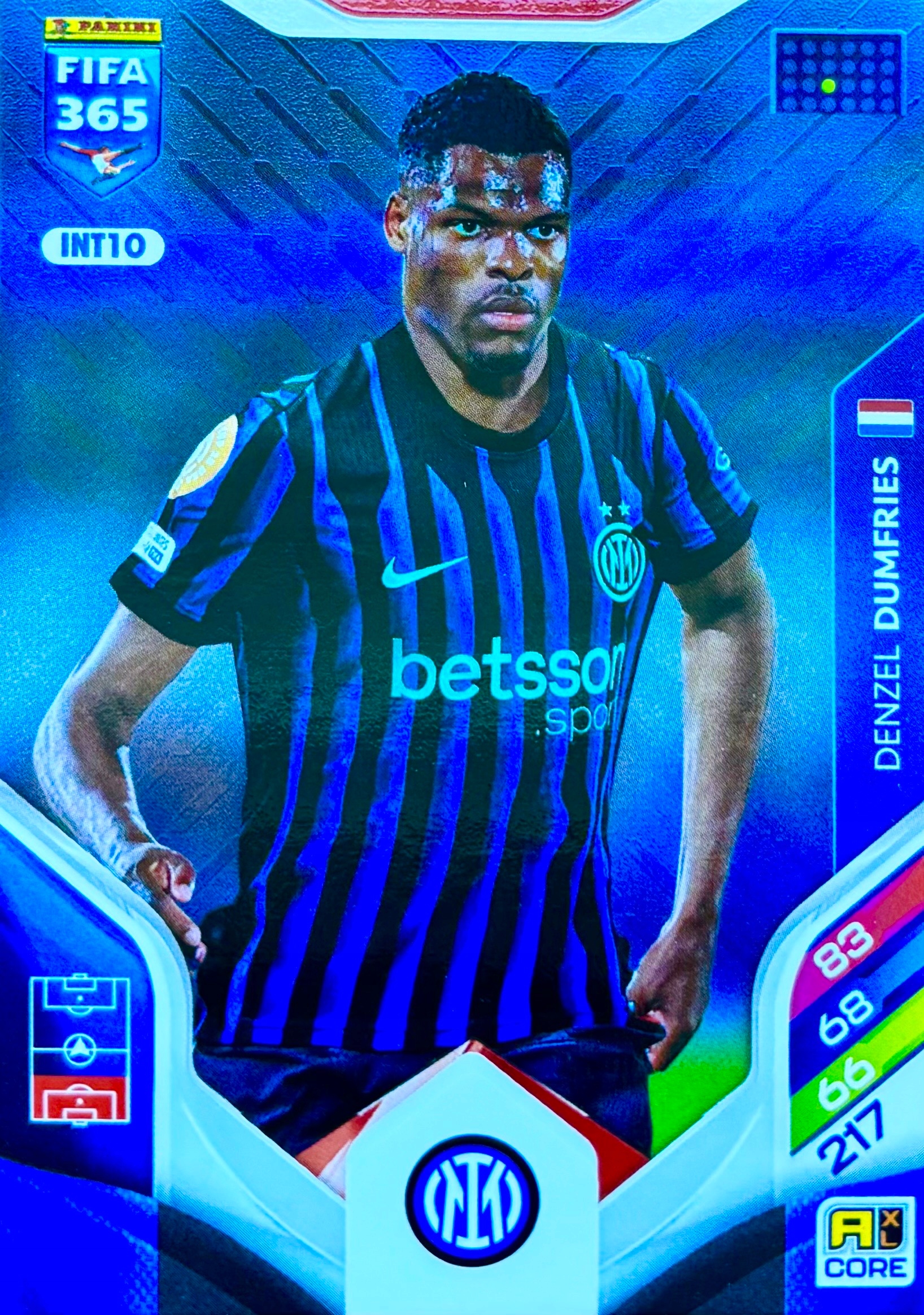 Panini Fifa 365 2026 Kick-off Core Team Mate INT10 Denzel Dumfries Inter