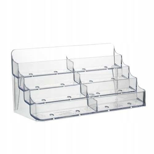 Stojak na wizytówki z 8 kieszeni Akrylowy wizytownik pleksi