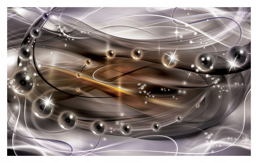 Vliesová fototapeta Linie a sféry abstrakce moderní 250x175 lepidlo