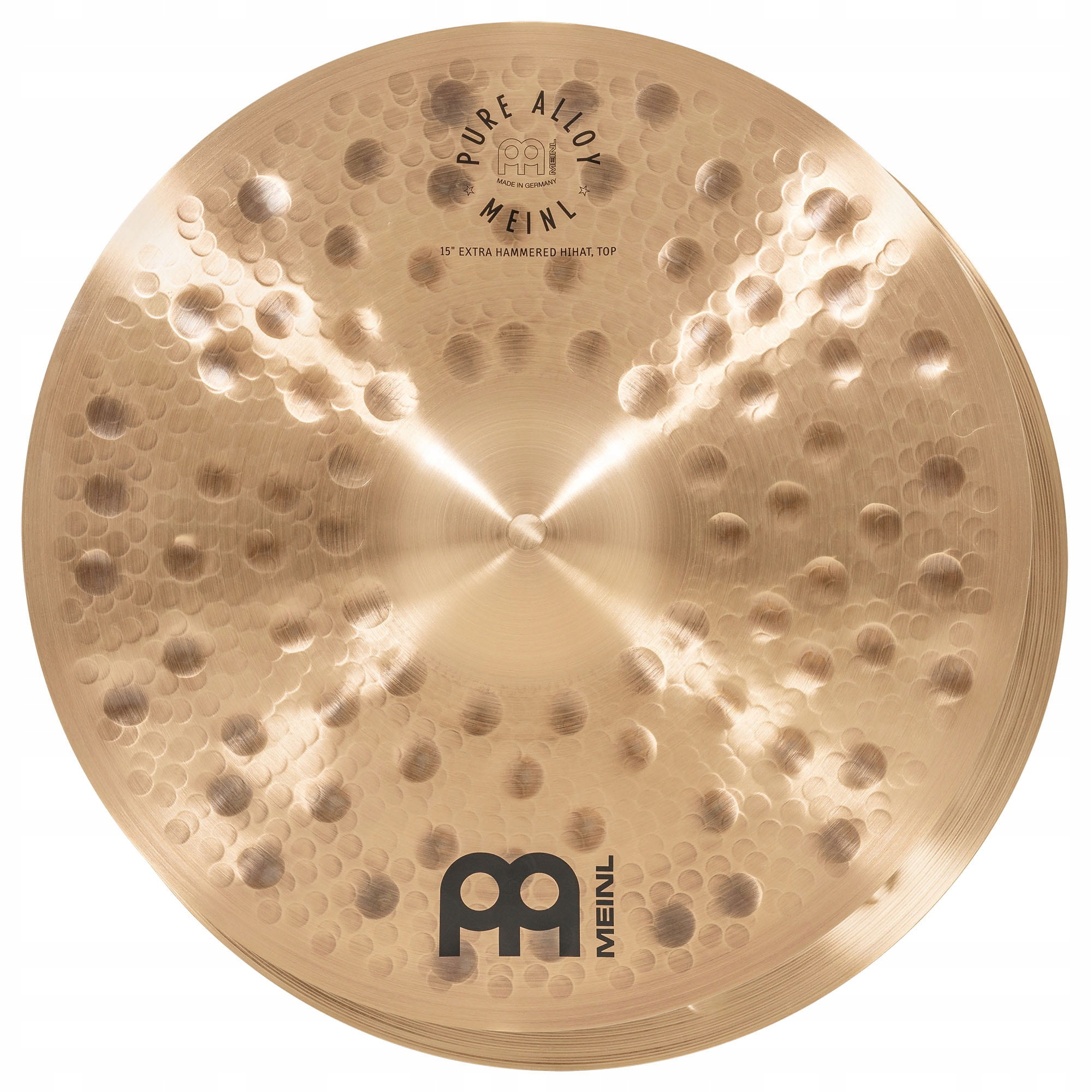 Meinl Pure Alloy Extra Hammered Hi-hat 15"