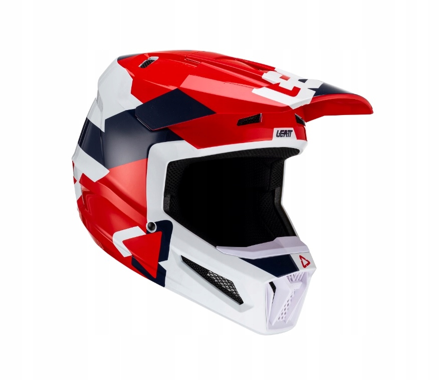 Leatt Kask Moto 2.5 Royal Granatowy Czerwony XXL