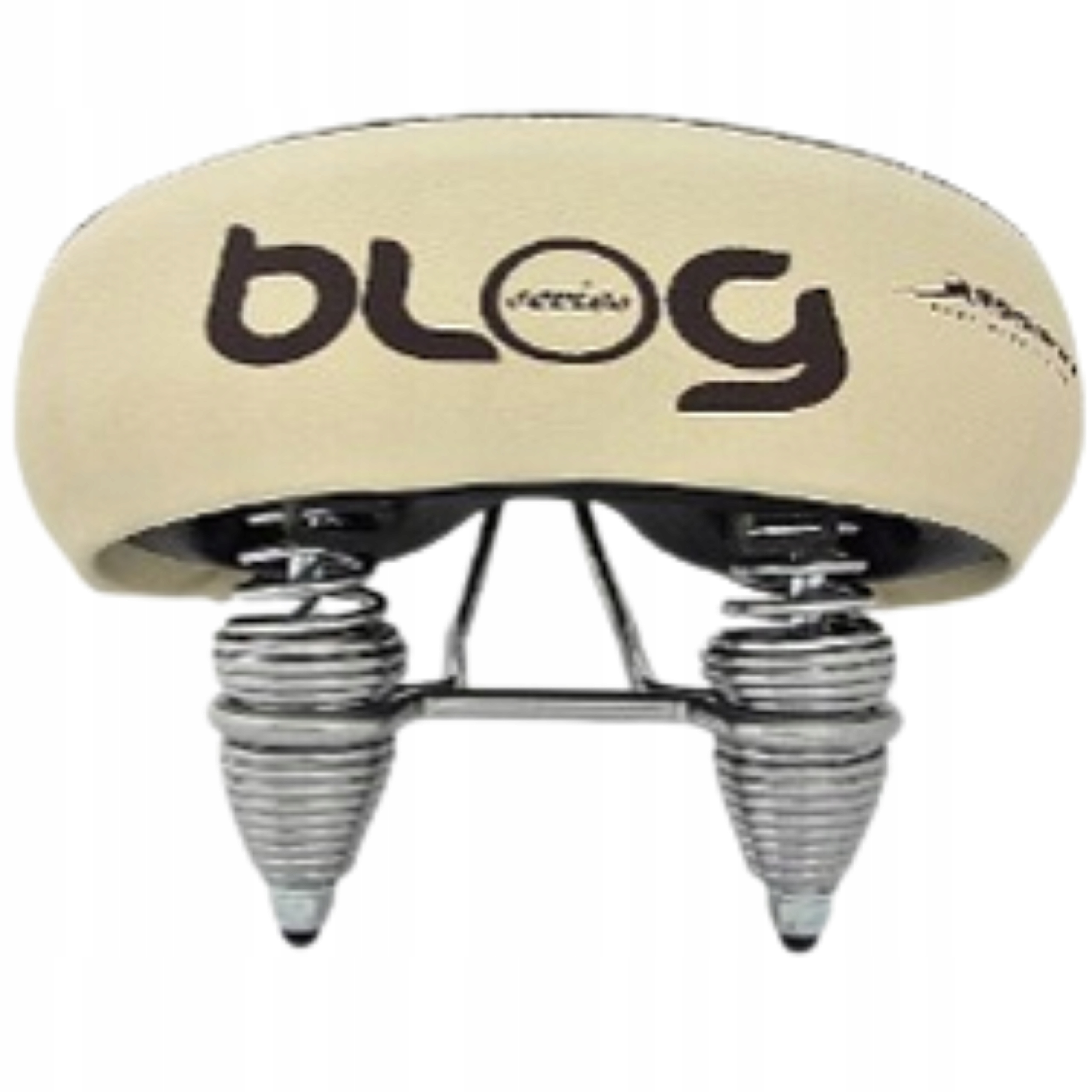 Sedlo na kolo Cruiser deLuxe Selle Bassano pohodlné kožené pružiny 265 mm