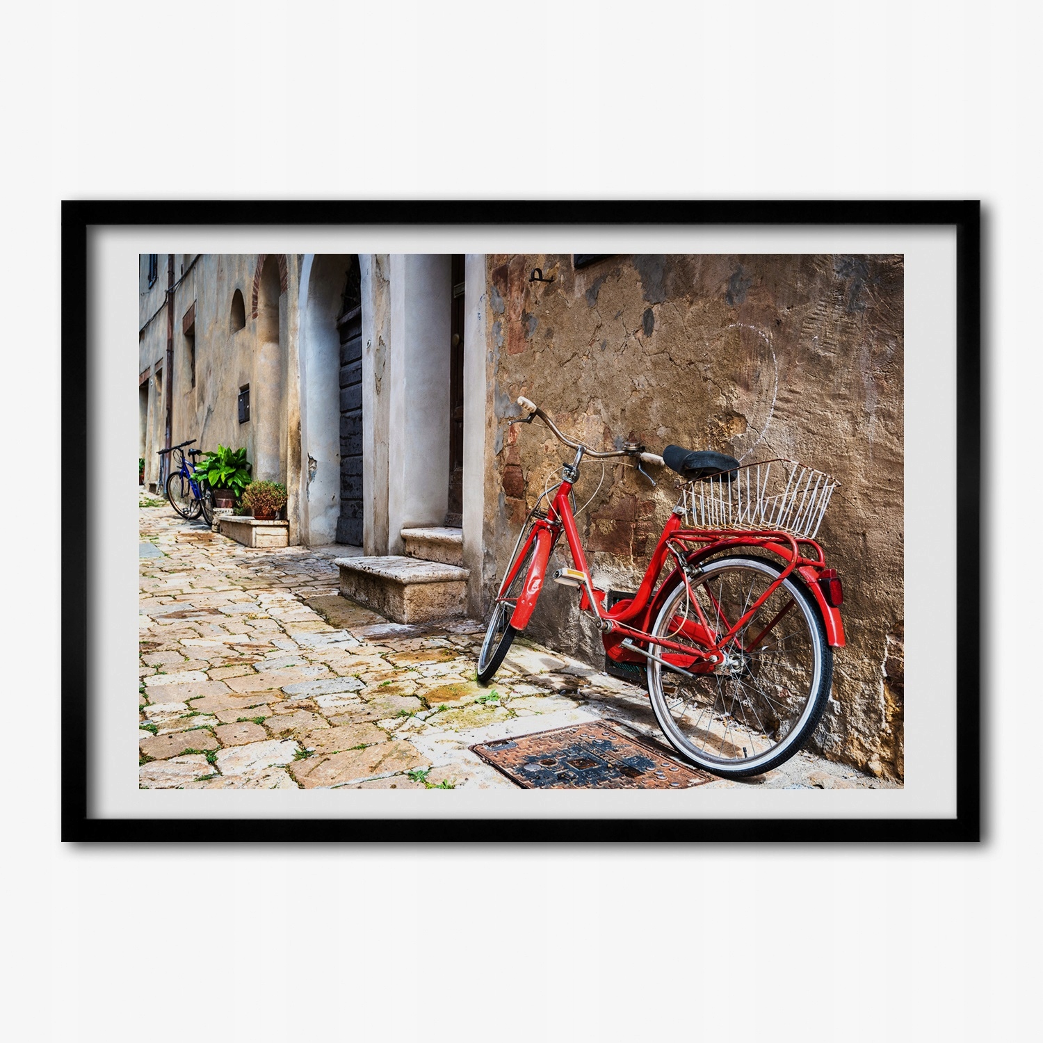 

Foto ramka obraz na ścianę Czerwony rower 70x50