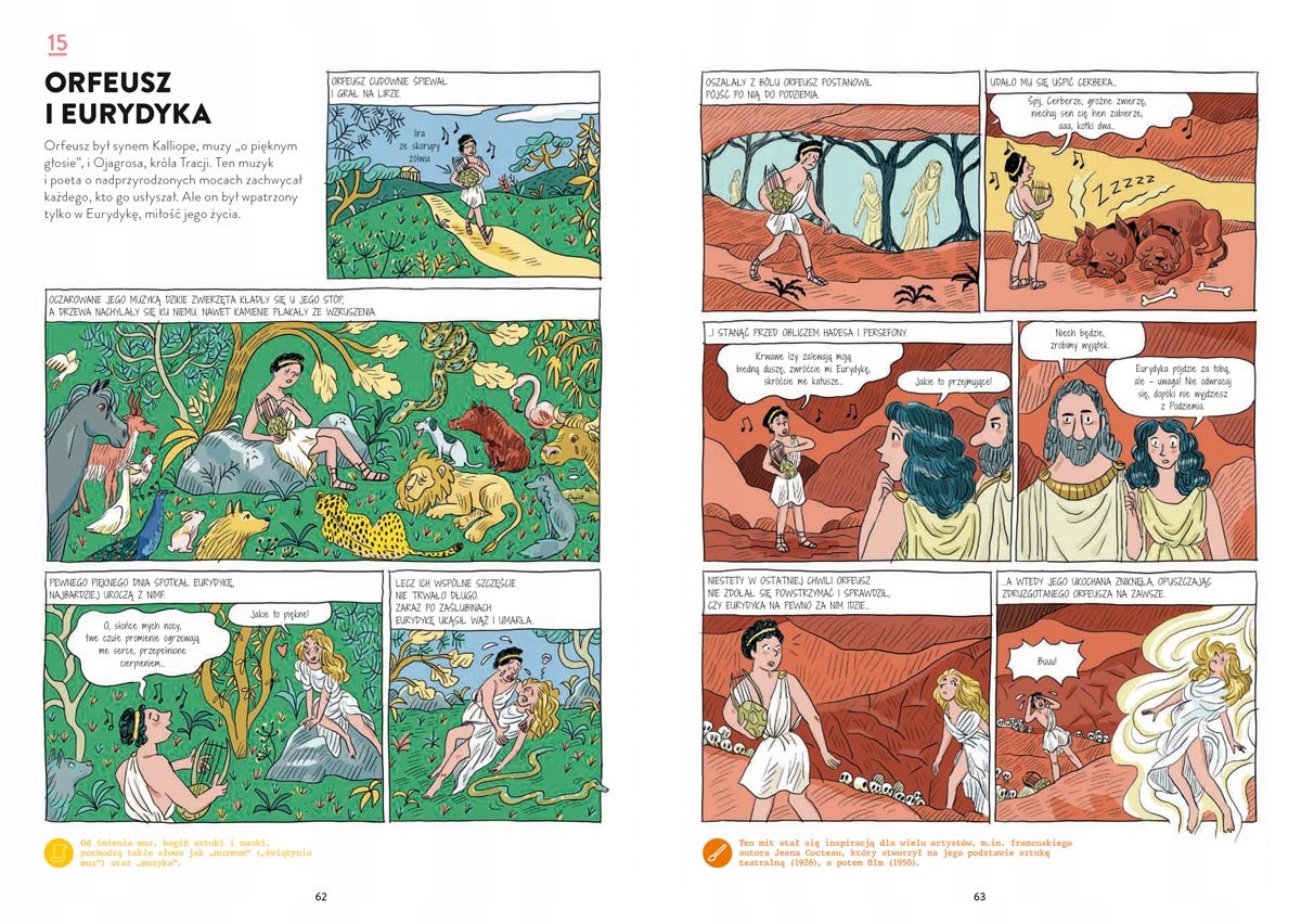MITOLOGIA GREKÓW I RZYMIAN W KOMIKSIE Autor Clotka Sandrine Mirza