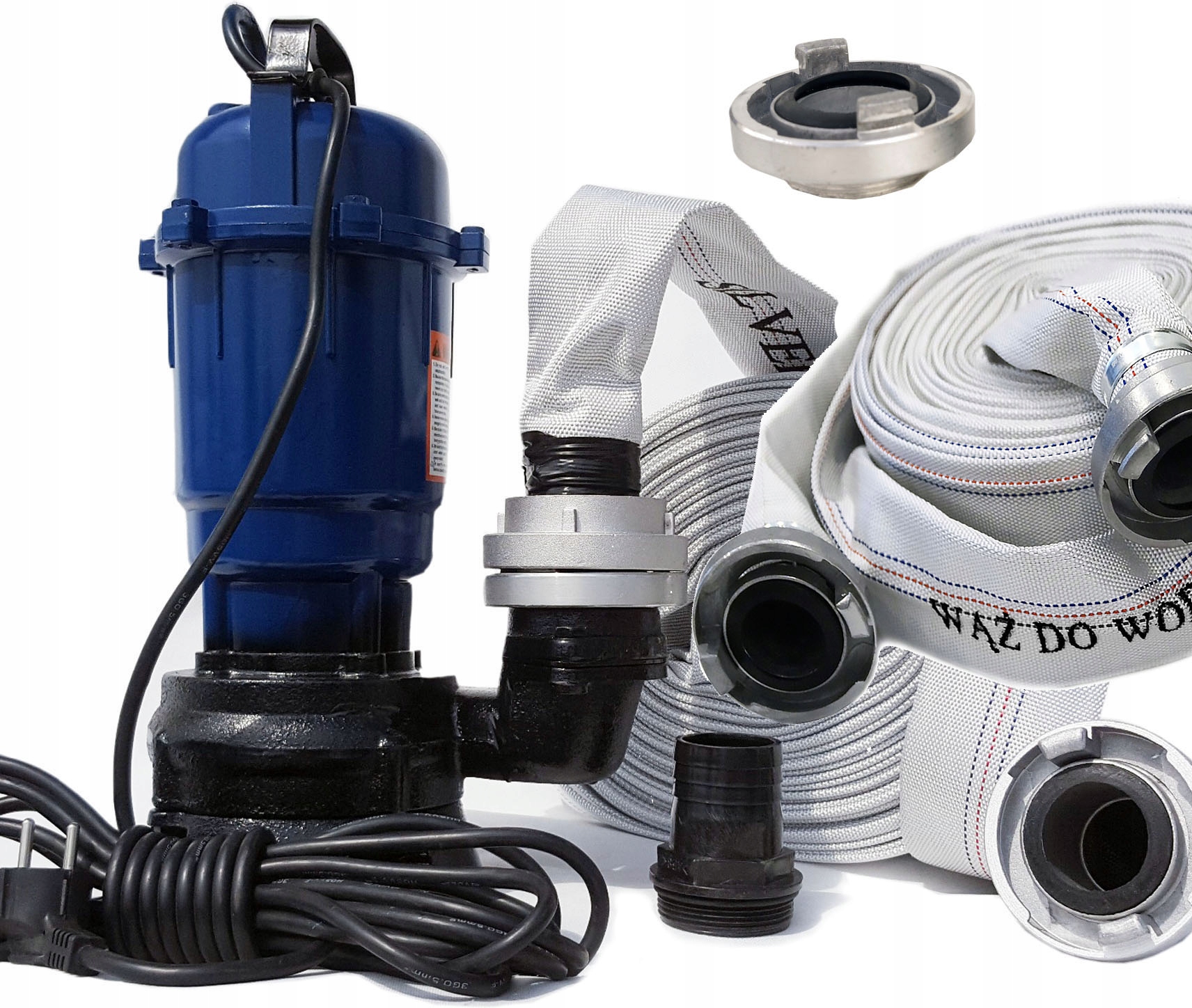 POMPA DO SZAMBA I BRUDNEJ WODY SZLAMOWA + WĄŻ 60 M