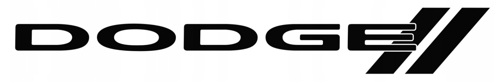 Naklejka Napis Logo Dodge 20cm na samochód auto szybę maskę drzwi