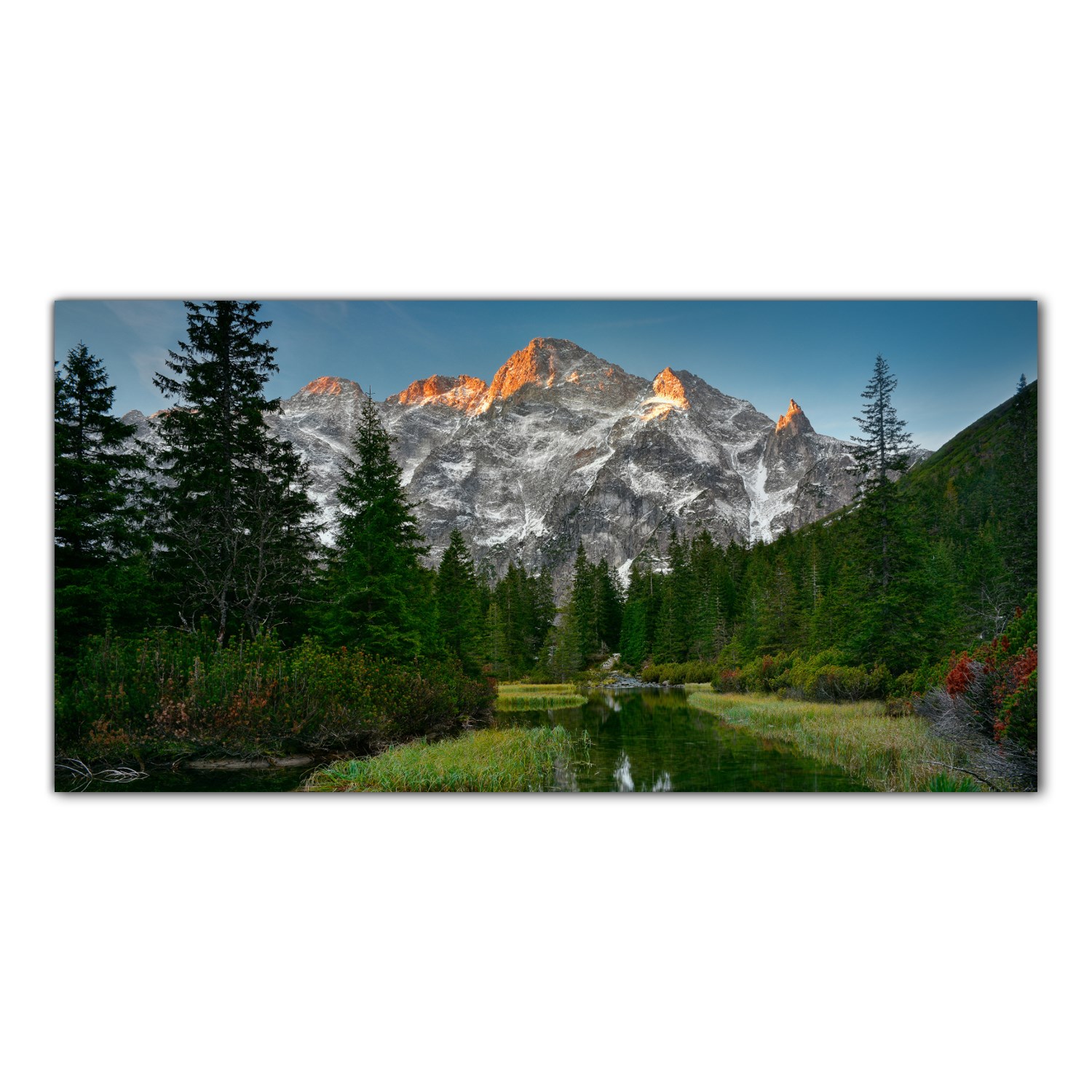 Tatry Hory Krajina 100x50 Panel sklo do kuchyně