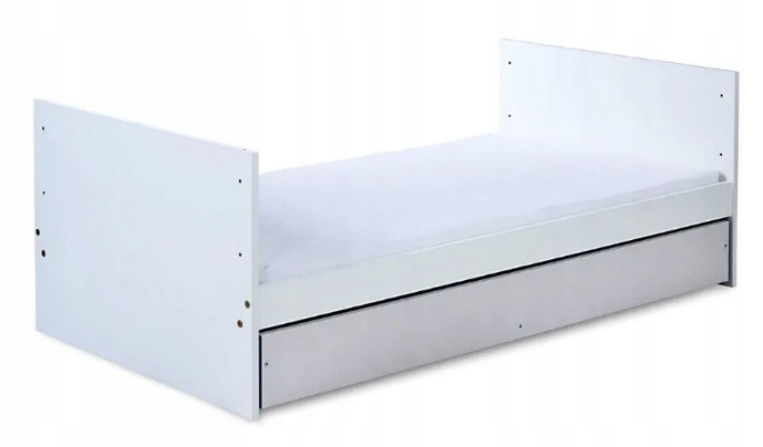 ŁÓŻECZKO DALIA GREY POJEMNIK KLUPŚ 140 + materac Długość 1 cm