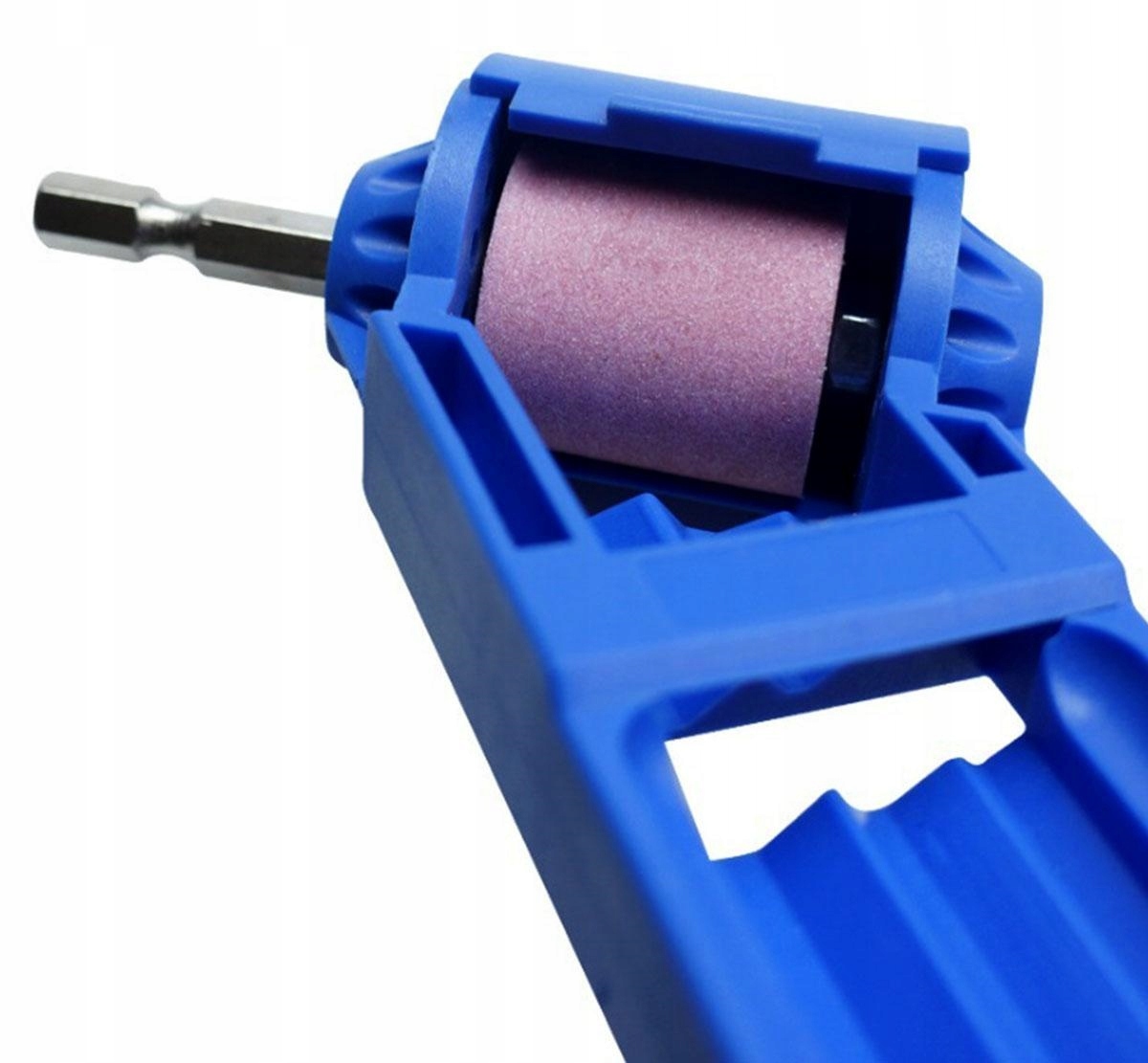 PRZENOŚNA OSTRZAŁKA DO WIERTEŁ WIERTARKI WKRĘTARKI + KAMIEŃ SZLIFIERSKI Marka inna